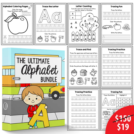 The Ultimate Alphabet Bundle just $19 ($150 VALUE)